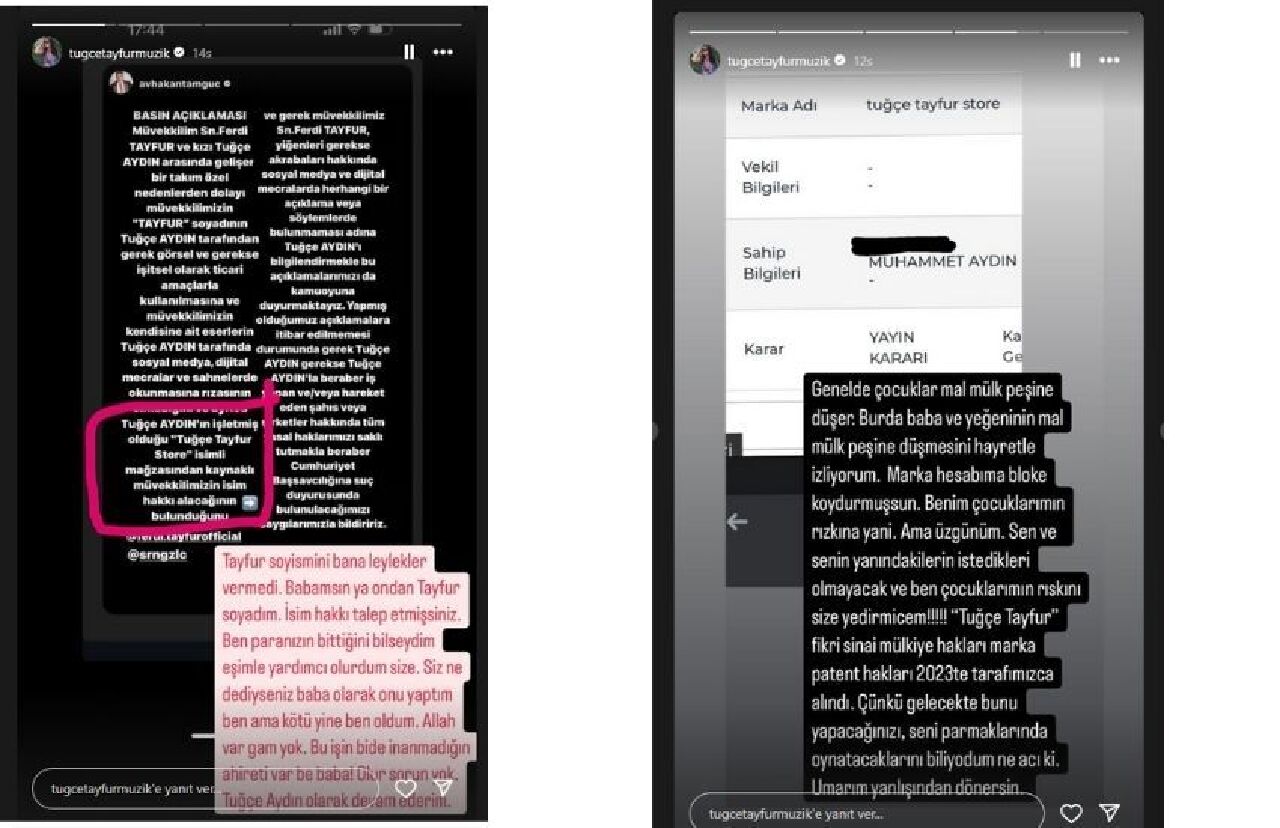 Ferdi Tayfur'dan kızı Tuğçe Tayfur Aydın'a suç duyurusu! Soyadını kullanmasını yasakladı - 2. Resim