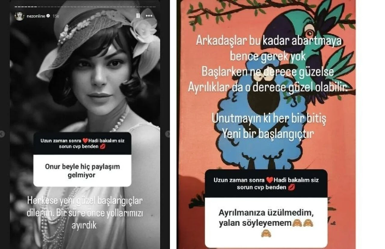 Onur Atilla ile şarkıcı Nez'in aşkı kısa sürdü! - 1. Resim