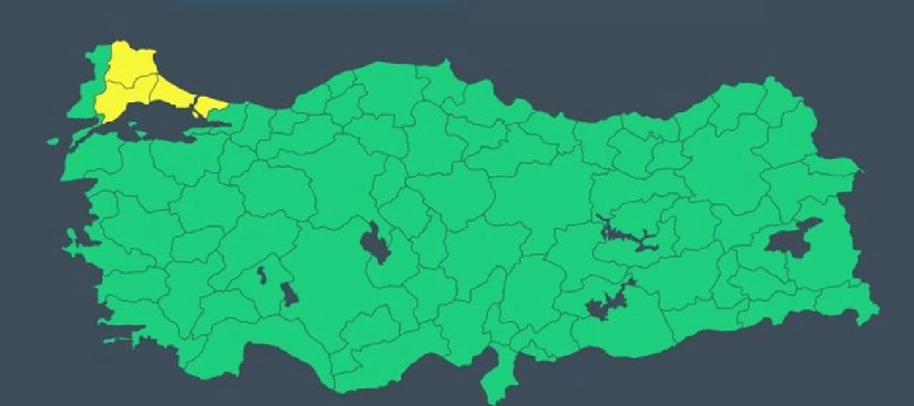 İstanbul dahil üç ile yağış için sarı kodlu uyarı geldi, saat verildi! Meteoroloji hava durumu raporunu yayımladı