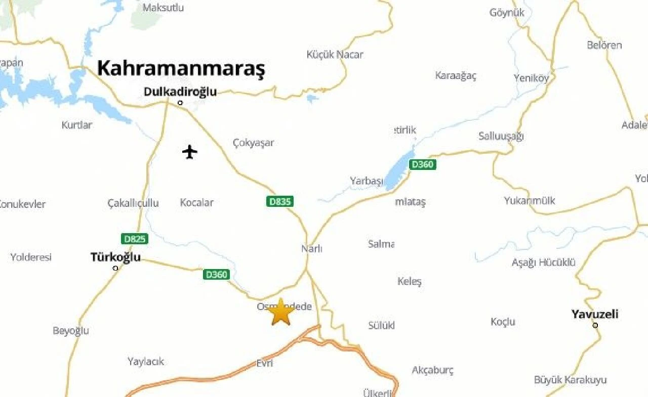 Son dakika | Kahramanmaraş'ta deprem oldu! AFAD'dan aççıklama geldi - 1. Resim