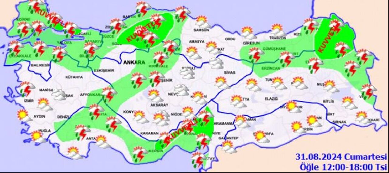 Yağışlar İstanbul'dan Adana'ya Ege'den Karadeniz'e sürecek! Meteoroloji'den 13 ile sarı kodlu uyarı - 1. Resim