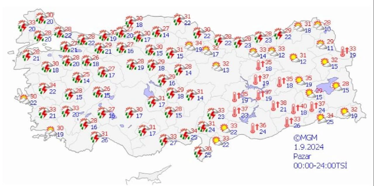 Eylül ayı İstanbul dahil yağışlarla başladı: Meteoroloji'den 3 ile sarı, 2 ile turuncu kodlu uyarı verildi - 3. Resim