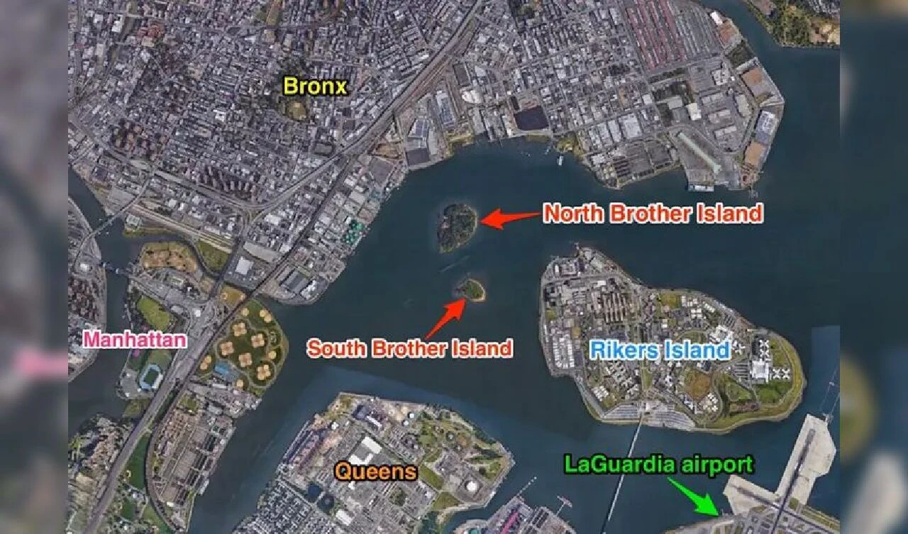 New York'tan bir taş atımı mesafedeki gizemli ada! Tamamen terk edilmiş ve halkın girişine kapalı - 1. Resim