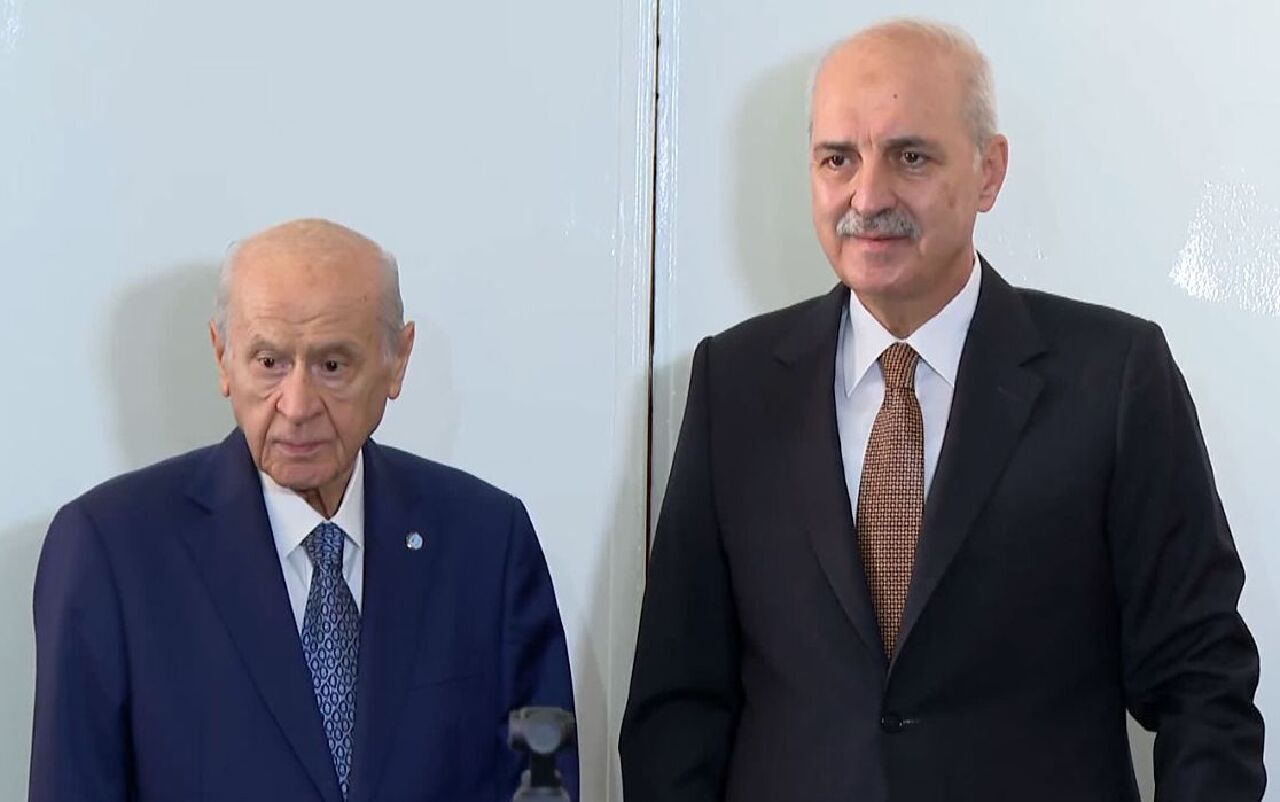 Meclis Başkanı Numan Kurtulmuş'tan Devlet Bahçeli'ye ziyaret - 2. Resim