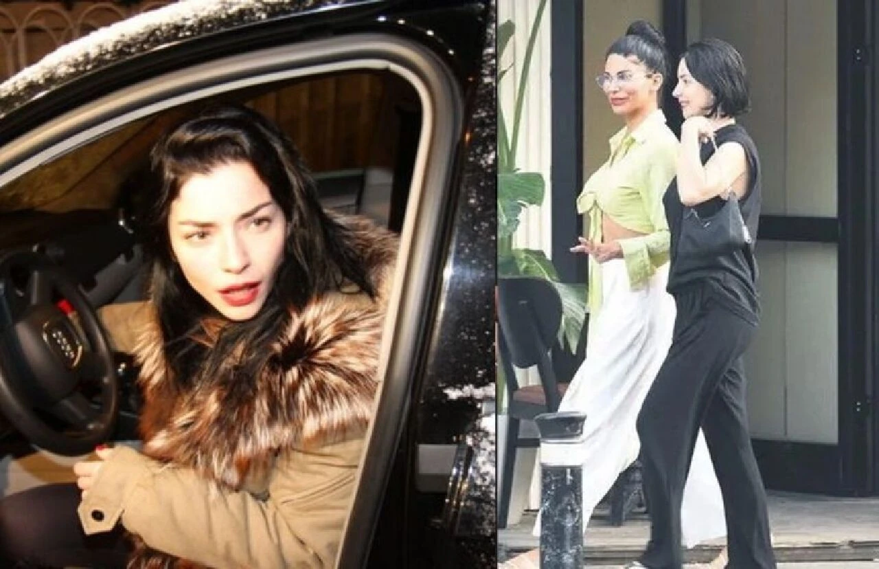 Merve Boluğur mekanı terk etti! Yan masadan gelen ikram keyfini kaçırdı - 1. Resim