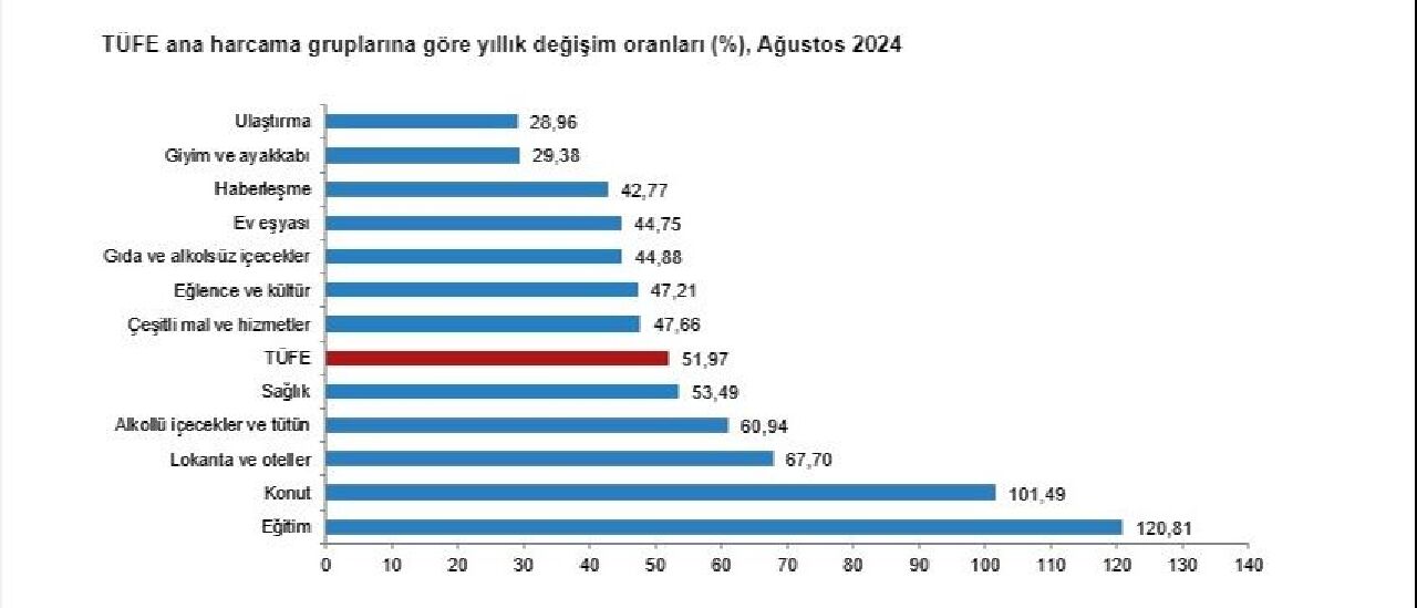 Son dakika | TÜİK enflasyon rakamları açıklandı! İşte ağustos ayı enflasyon rakamı - 2. Resim