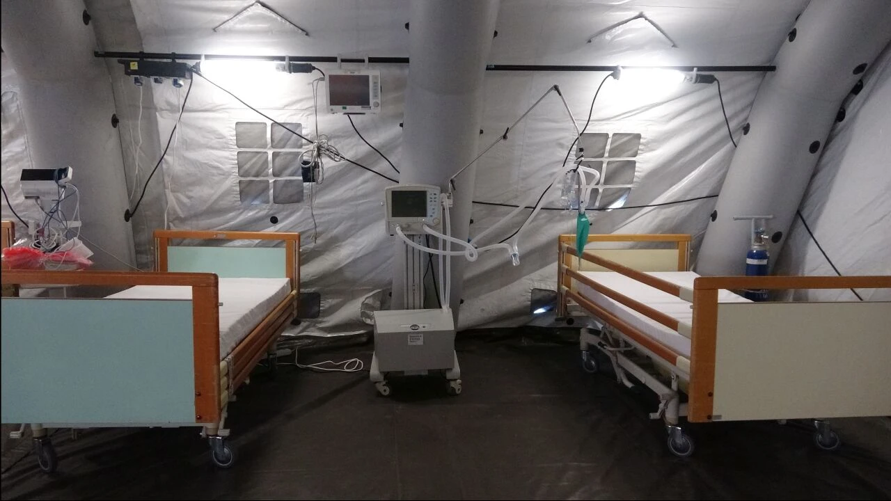 Deprem uzmanların işaret ettiği Bingöl'de korkutan hazırlık! Muhtemel deprem için hastane kuruldu - 3. Resim