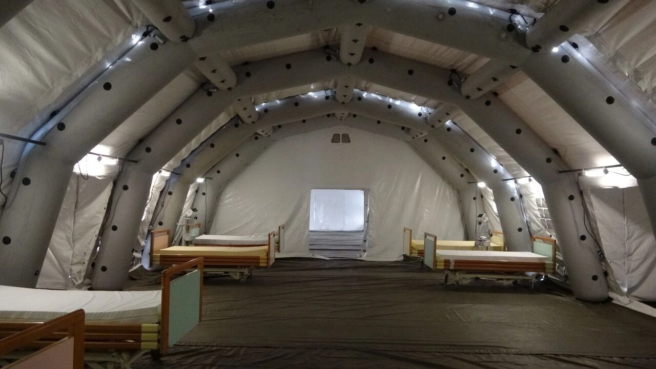 Deprem uzmanların işaret ettiği Bingöl'de korkutan hazırlık! Muhtemel deprem için hastane kuruldu - 1. Resim