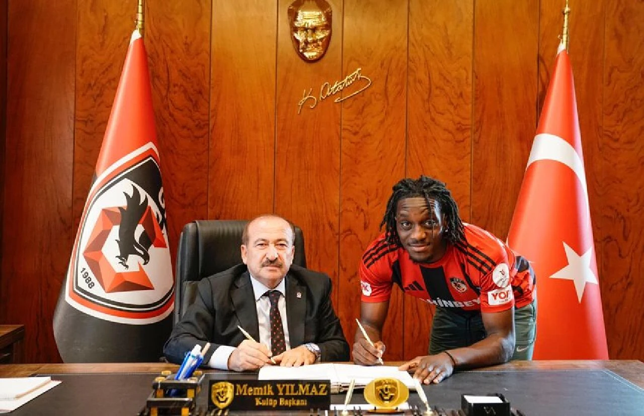 Gaziantep FK'ya Juventus'tan transfer! Christopher Lungoyi imzayı attı - 1. Resim