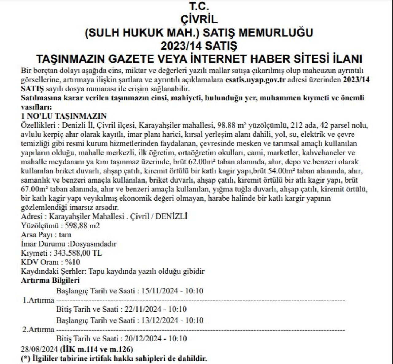 Konut müjdesi devlet ilanından geldi! 78 ilde fiyatı 1.5 milyon lira altında yüzlerce konut satılacak - 1. Resim