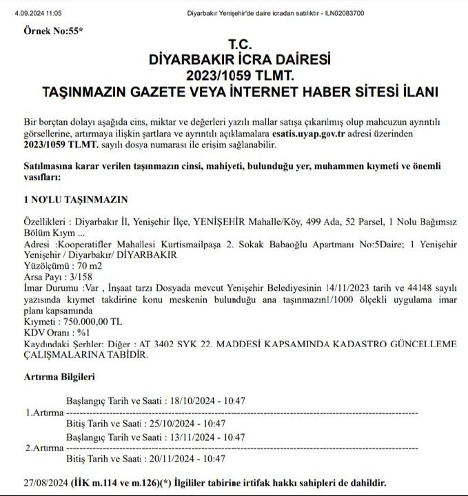 Konut müjdesi devlet ilanından geldi! 78 ilde fiyatı 1.5 milyon lira altında yüzlerce konut satılacak - 8. Resim