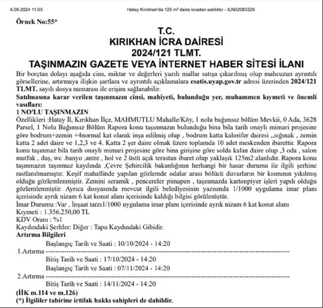 Konut müjdesi devlet ilanından geldi! 78 ilde fiyatı 1.5 milyon lira altında yüzlerce konut satılacak - 23. Resim