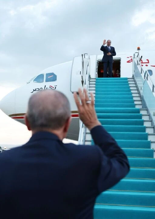 Son dakika | Beştepe'de kritik zirve! 12 yıl sonra ilk ziyaret: Erdoğan ve Sisi'den ortak Gazze mesajı - 7. Resim