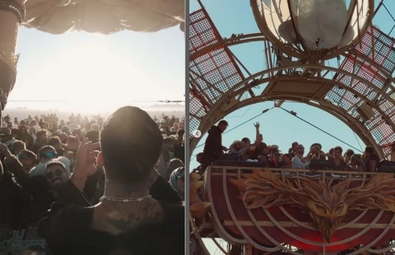 Burning Man'e Kurtlar Vadisi damgası! DJ Mahmut Orhan sosyal medyayı salladı