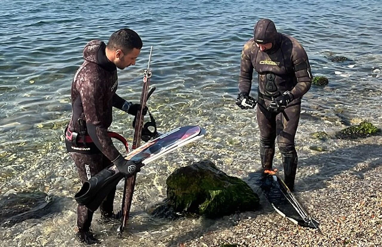 Tam 320 kilo, nadir görülüyor! Marmara'da dev orkinos yakalandı