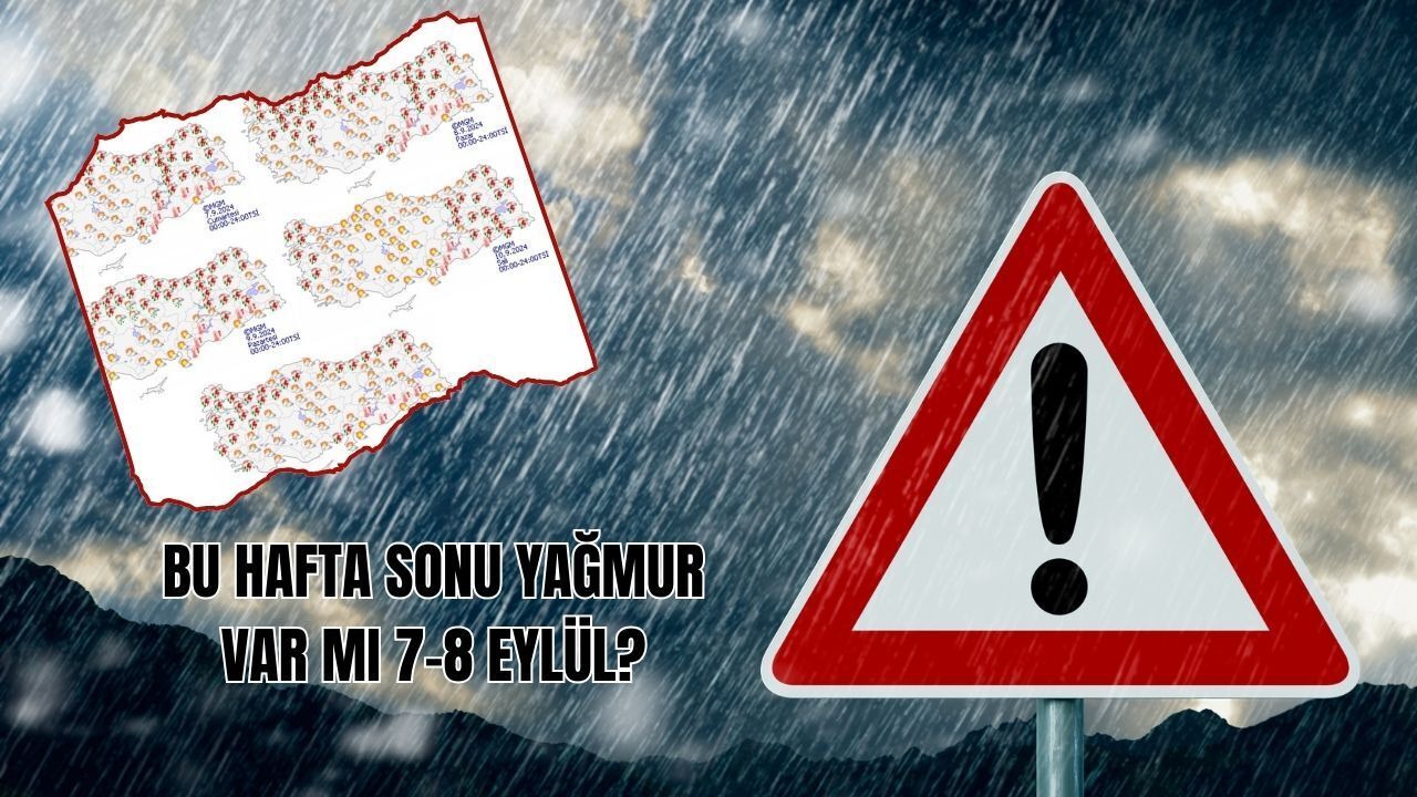 7-8 Eylül Meteoroloji hava durumuna göre İstanbul&#039;da bu hafta sonu yağmur bekleniyor