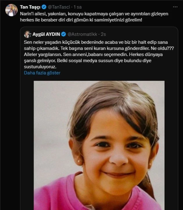 Narin'in cansız bedeni dere kenarında çuvalın içinde bulundu! Ünlü isimler isyan etti: Onları da diri diri gömün - 6. Resim
