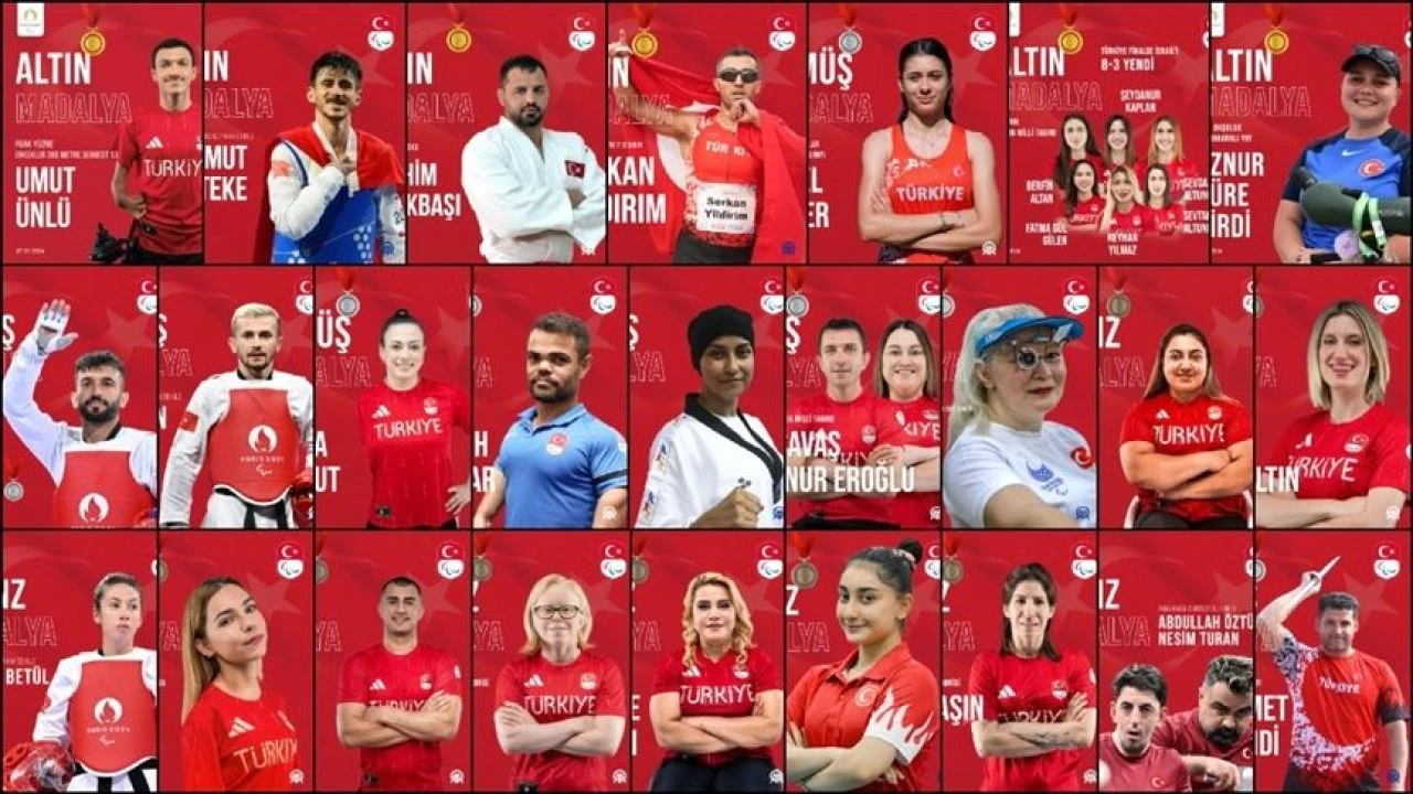 Paris 2024 Paralimpik Oyunları'nda Türkiye 6 altın, 10 gümüş, 12 bronz madalya ile 23. oldu - 2. Resim