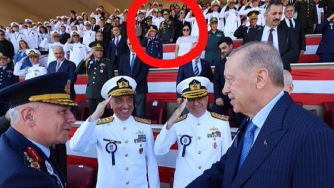 Askerin Cumhurbaşkanı Erdoğan'a selam vermediği fotoğraf paylaşılmıştı! Olayın aslı başka çıktı