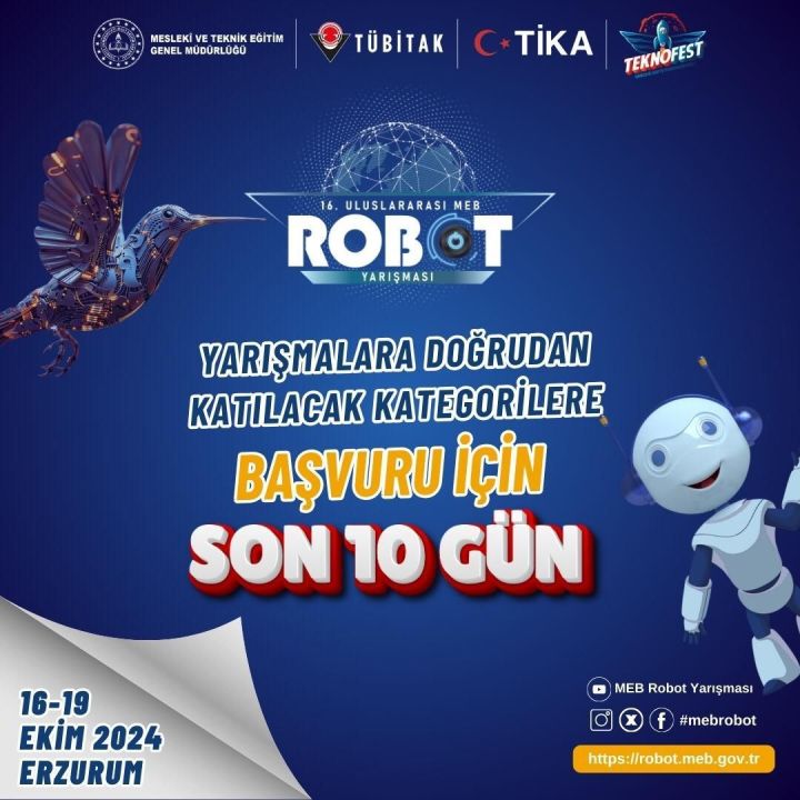 16. Uluslararası MEB Robot Yarışması için geri sayım başladı! - 2. Resim