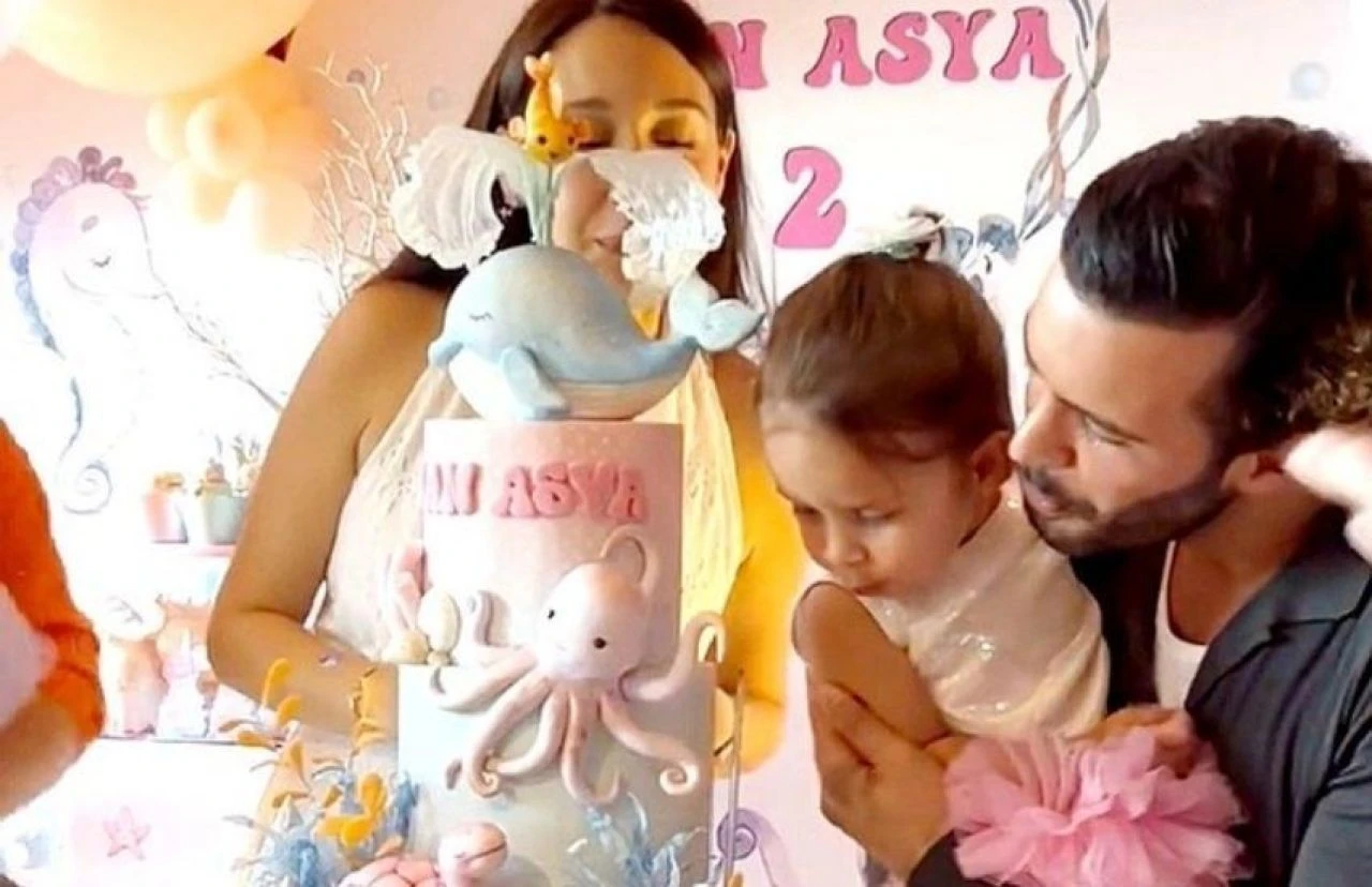 Gupse Özay ile Barış Arduç'dan kızlarına doğum günü sürprizi!