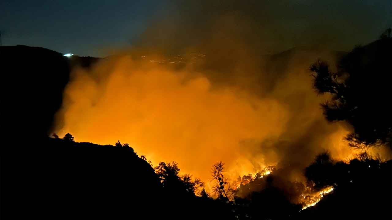 Hatay’da orman yangını! Çok sayıda ekip sevk edildi