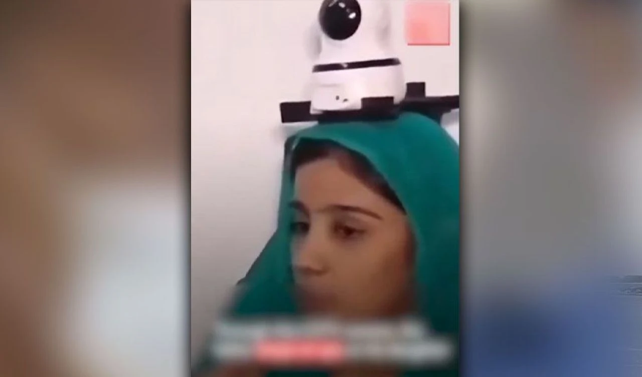 Kızını korumak için kafasına güvenlik kamerası taktı! Pakistanlı babadan akılalmaz önlem - 2. Resim
