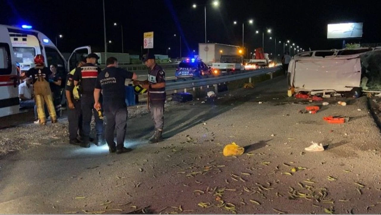 Kuzey Marmara Otoyolu’nda feci kaza: Ölü ve yaralılar var - 1. Resim