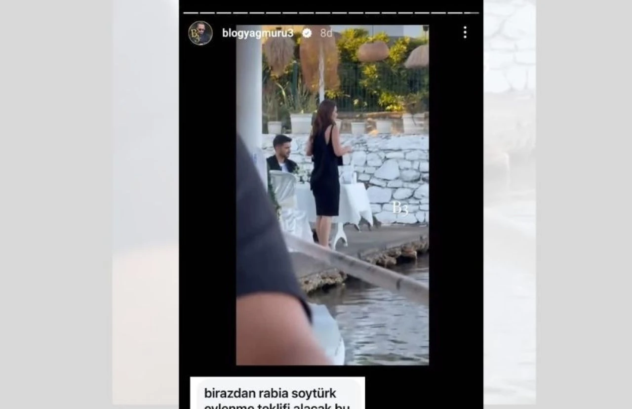 Rabia Soytürk evleniyor! Samet Vuruşan'ın evlenme teklifi filmleri aratmadı - 1. Resim