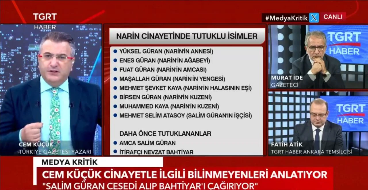 Cem Küçük Narin cinayetinde bilinmeyenleri açıkladı: Gerçek suçluyu söyledi