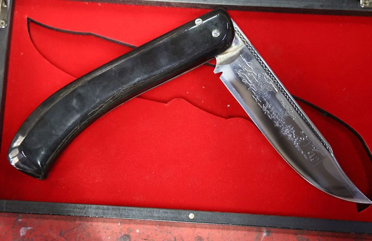 Görenler hayran kalıyor, fiyatı 70 bin TL! Bu bıçağın yapımı 7 ay sürdü