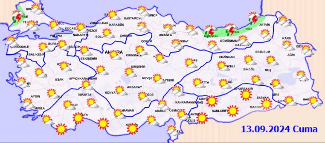 Meteoroloji İstanbul için uyardı: Kuvvetli yağış kapıda! 13 Eylül hava durumu - 5. Resim