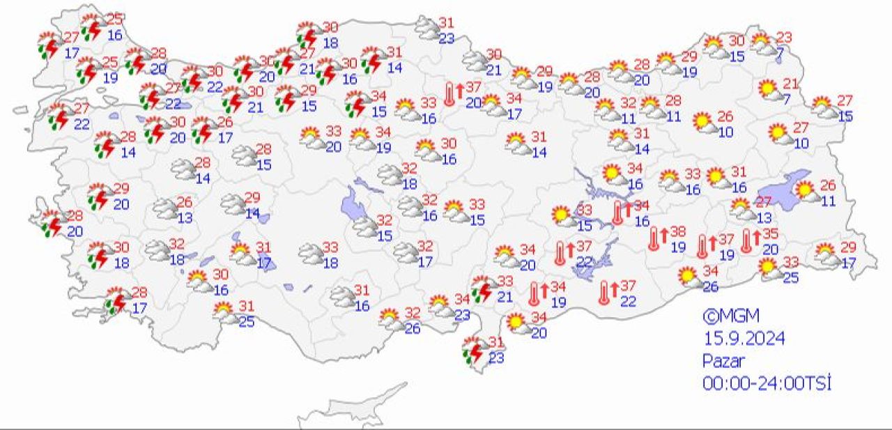 Meteoroloji İstanbul için uyardı: Kuvvetli yağış kapıda! 13 Eylül hava durumu - 2. Resim