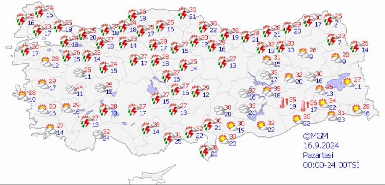 Meteoroloji İstanbul için uyardı: Kuvvetli yağış kapıda! 13 Eylül hava durumu - 3. Resim