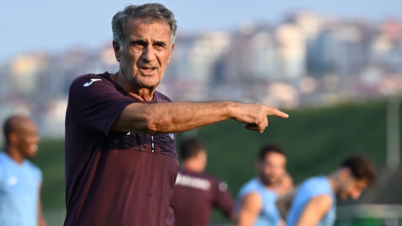 Trabzonspor Teknik Direktörü Şenol Güneş Beşiktaş maçı planını belirledi!