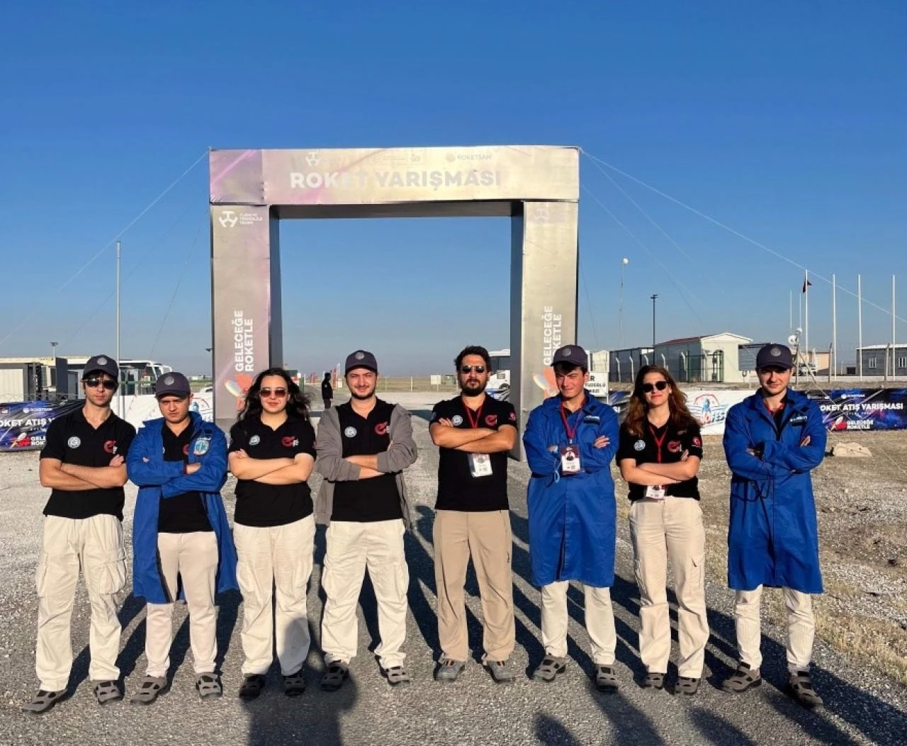 Üniversite öğrencilerinin tasarladığı roket, TEKNOFEST'te fırlatıldı!