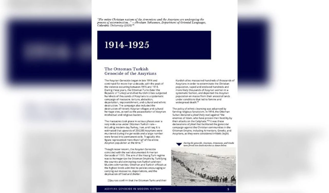 ABD müfredatında Türklere çirkin iftira! 'Süryani Soykırımı' iddialarına tepki yağıyor