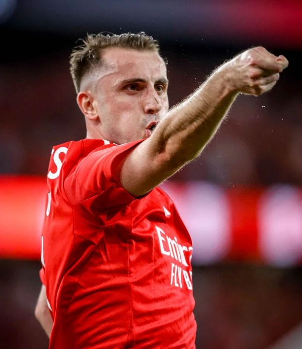 Benfica'ya transfer olan Kerem Aktürkoğlu ilk maçına golle başladı!