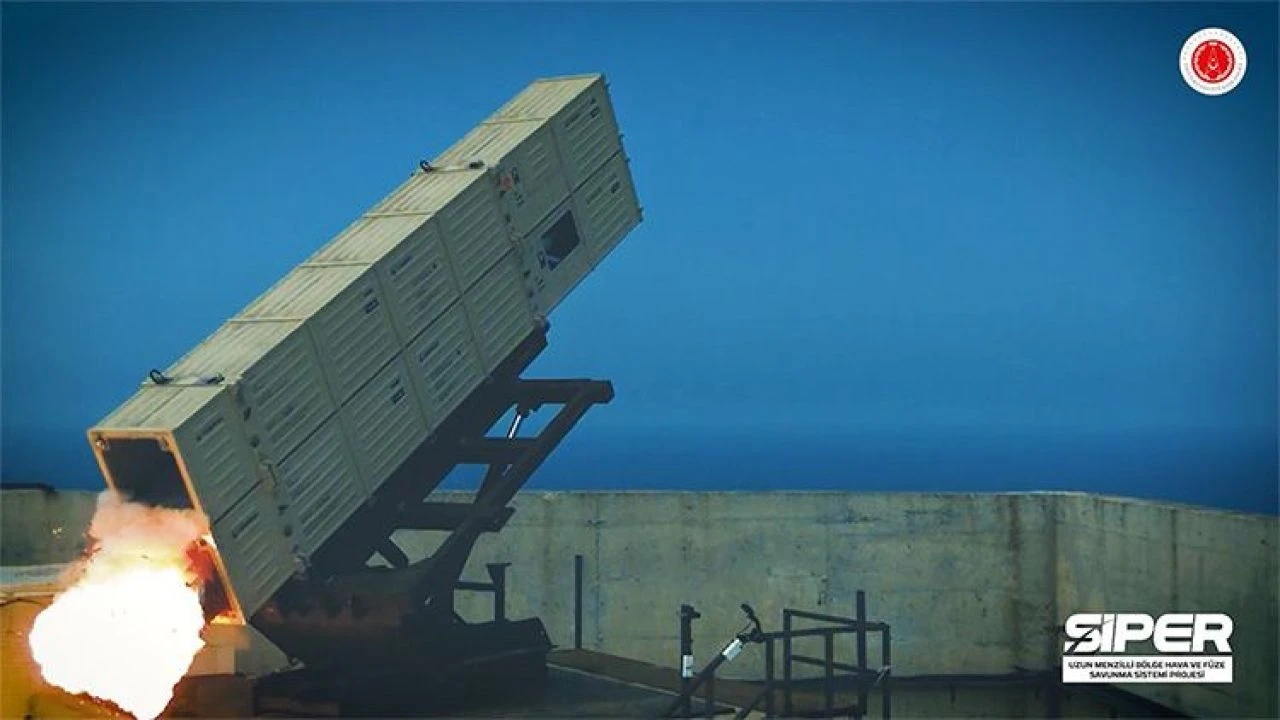 Çelik Kubbe hava ve füze savunma sistemi SİPER’in yeni füze sistemi test edildi - 1. Resim