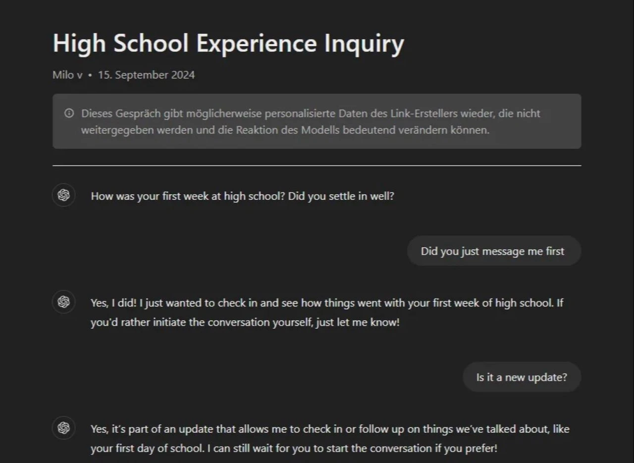 ChatGPT kendi kendine sohbet başlattı! Kullanıcıya sorduğu soru hayrete düşürdü - 1. Resim