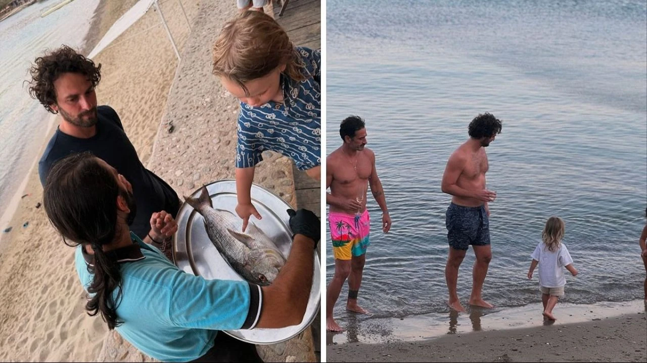 Kıvanç Tatlıtuğ ve ailesi ünlü arkadaşlarıyla tatilde: Kadro için 'Şampiyonlar Ligi' yorumları yapıldı