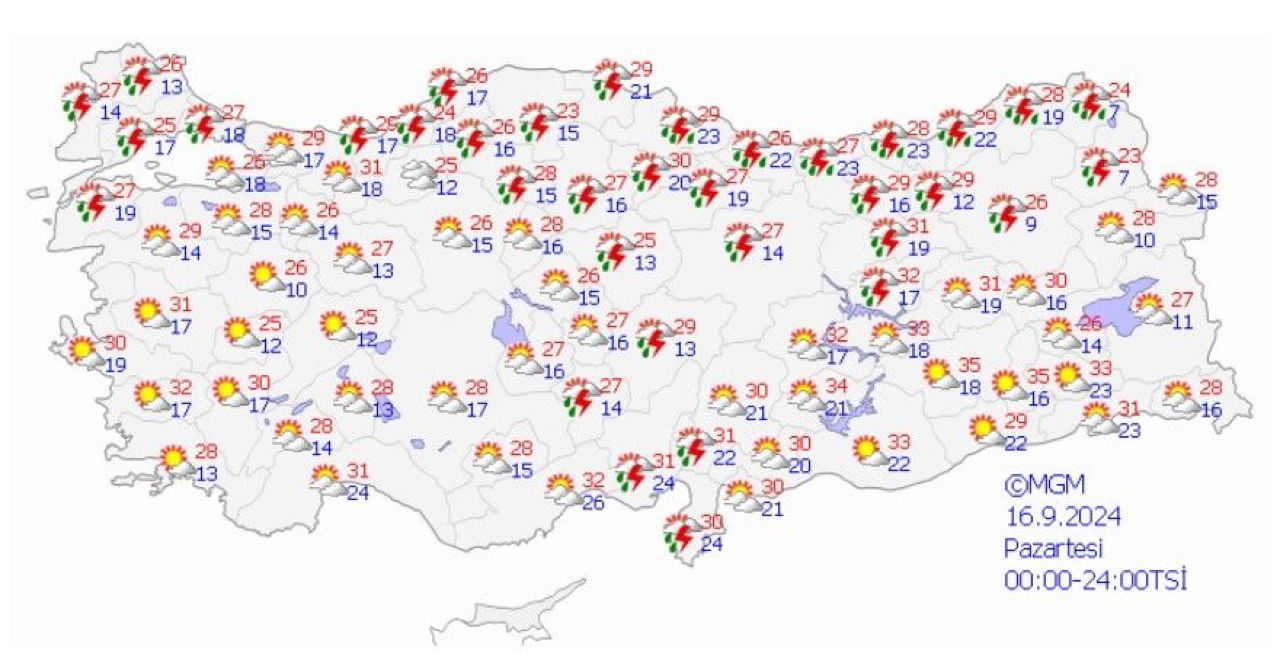 Meteoroloji yeni haftanın raporunu yayımladı: İstanbul dahil yağış sürüyor, hava soğuyacak - 2. Resim