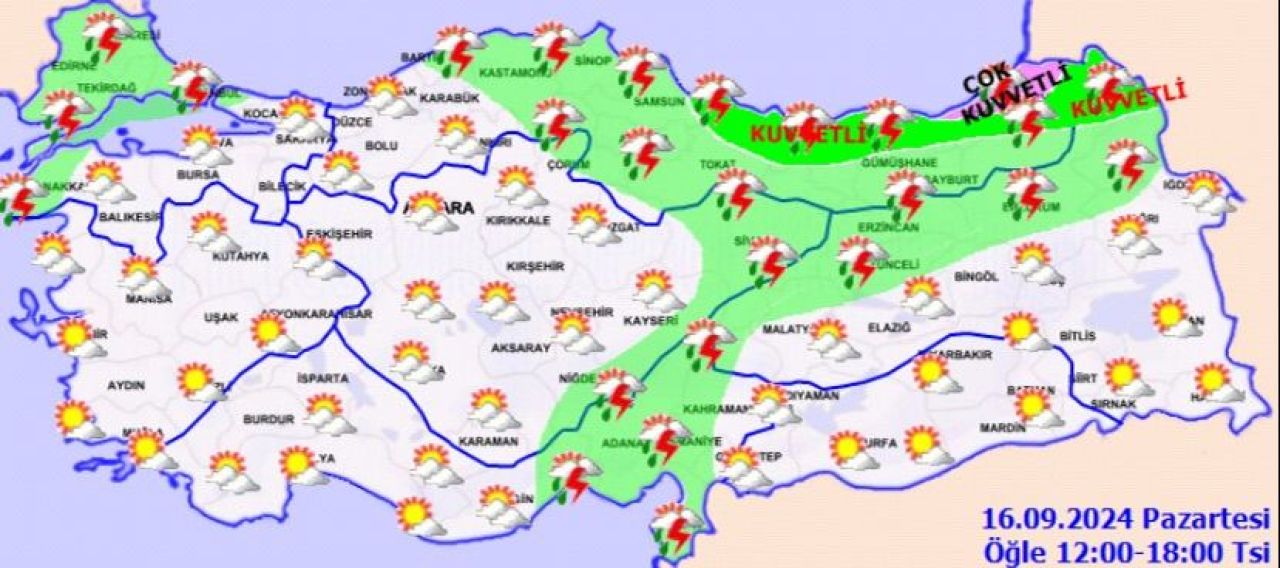 Meteoroloji yeni haftanın raporunu yayımladı: İstanbul dahil yağış sürüyor, hava soğuyacak - 1. Resim