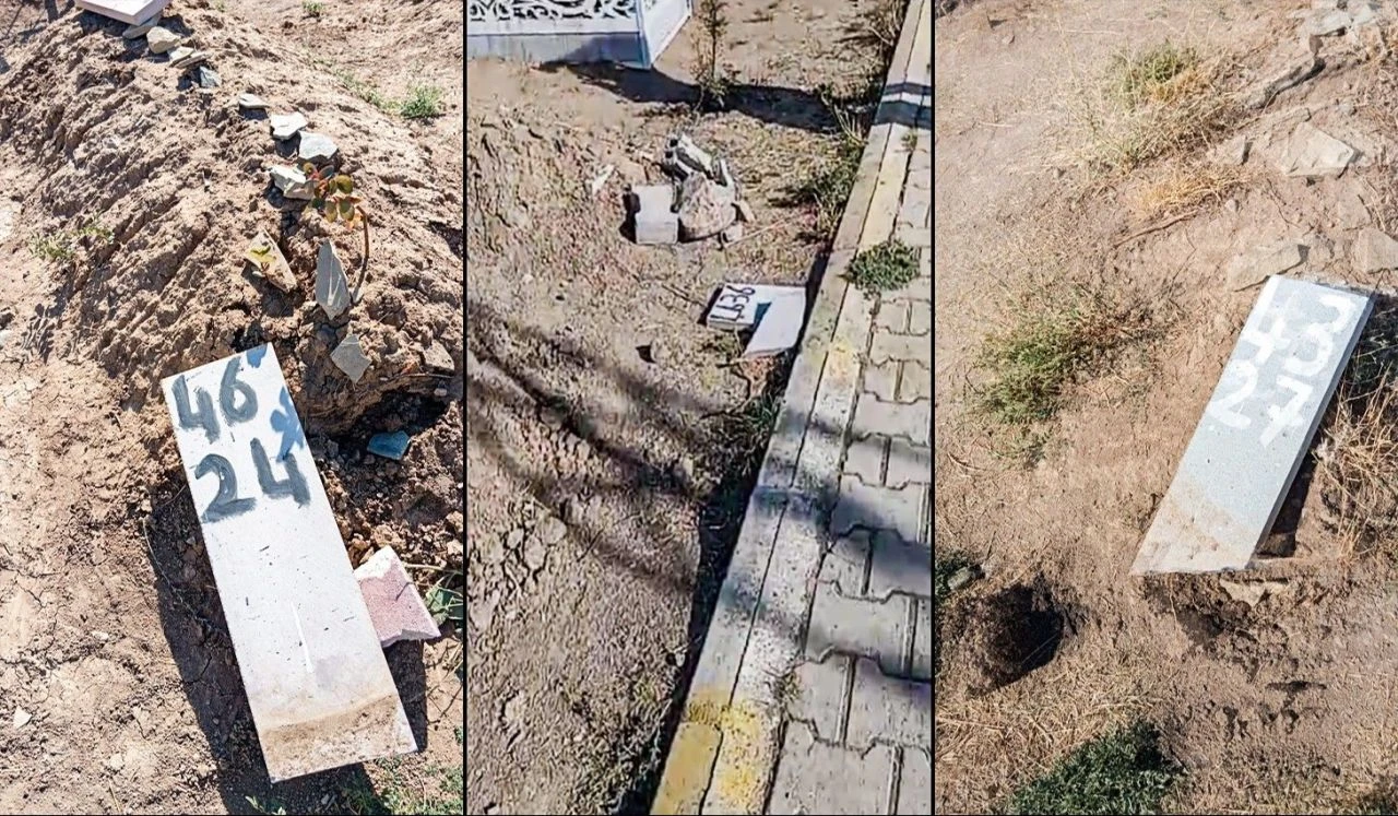 Van'da onlarca mezara saldırı - 1. Resim