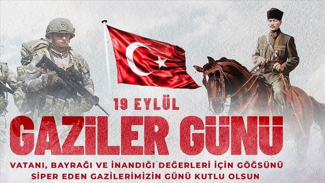 Bugün Gaziler Günü olması sebebiyle bayrak asıldı - 2. Resim