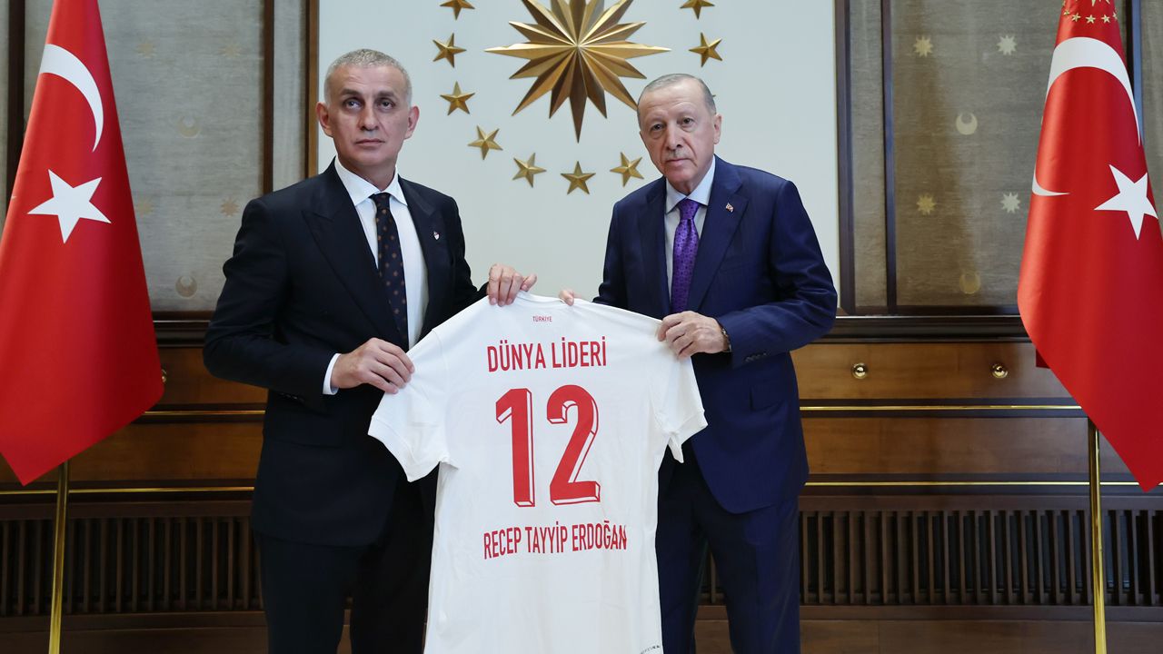 Cumhurbaşkanı Erdoğan, TFF heyetini kabul etti