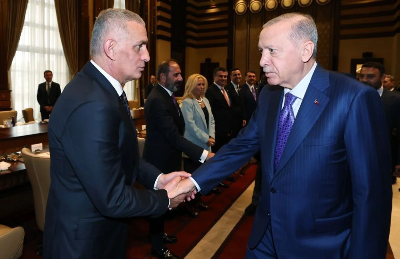 Cumhurbaşkanı Erdoğan, TFF heyetini kabul etti