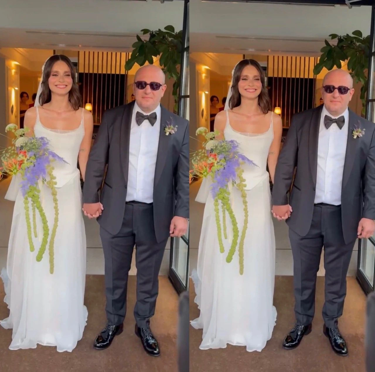 Meriç Aral ve Serkan Keskin çifti muradına erdi! 3 kez nikahı ertelemişlerdi, gözyaşları sel oldu 