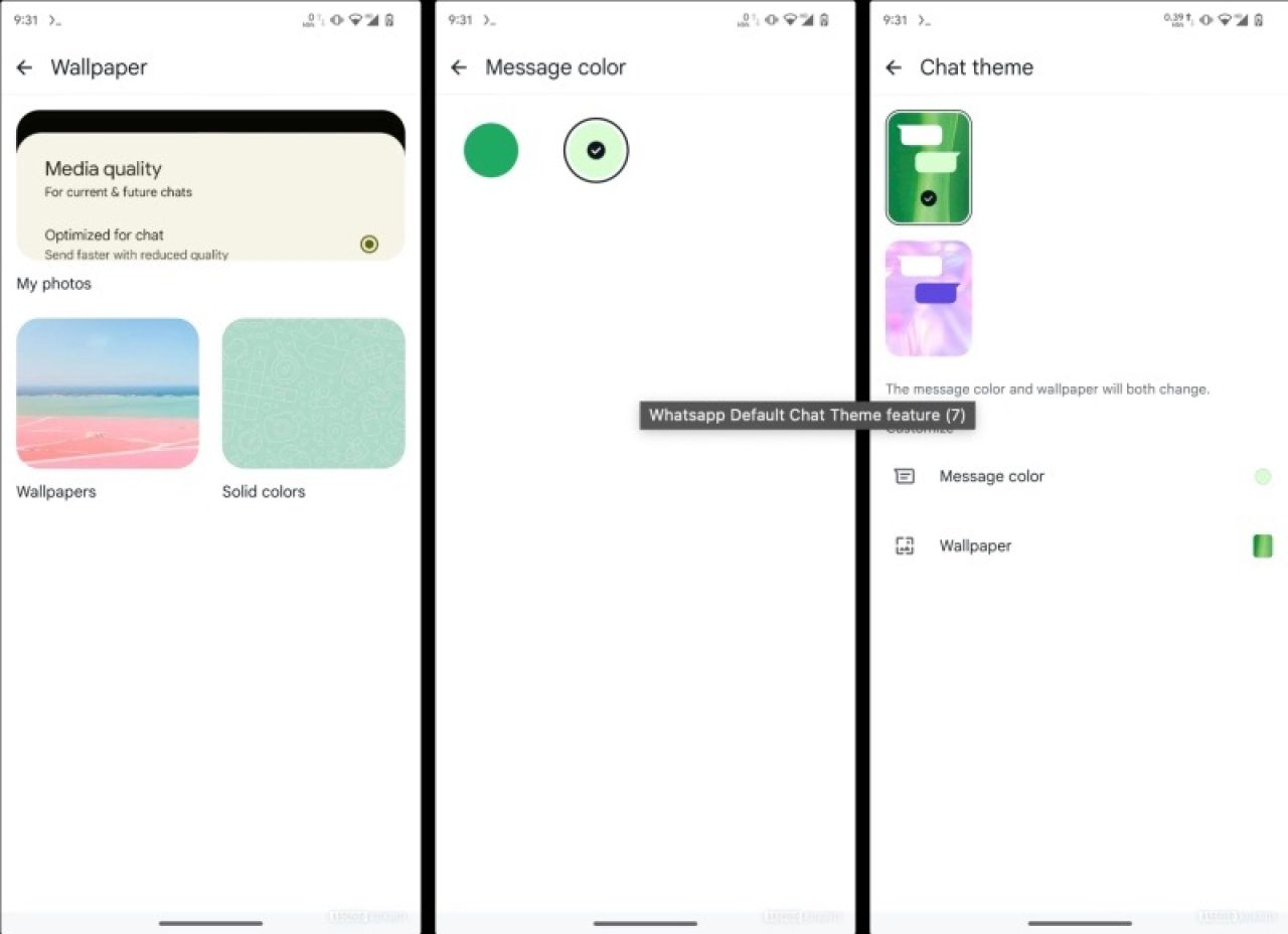 WhatsApp, sohbet teması değiştirme özelliği hazırladı: İlk ekran görüntüleri geldi! - 2. Resim
