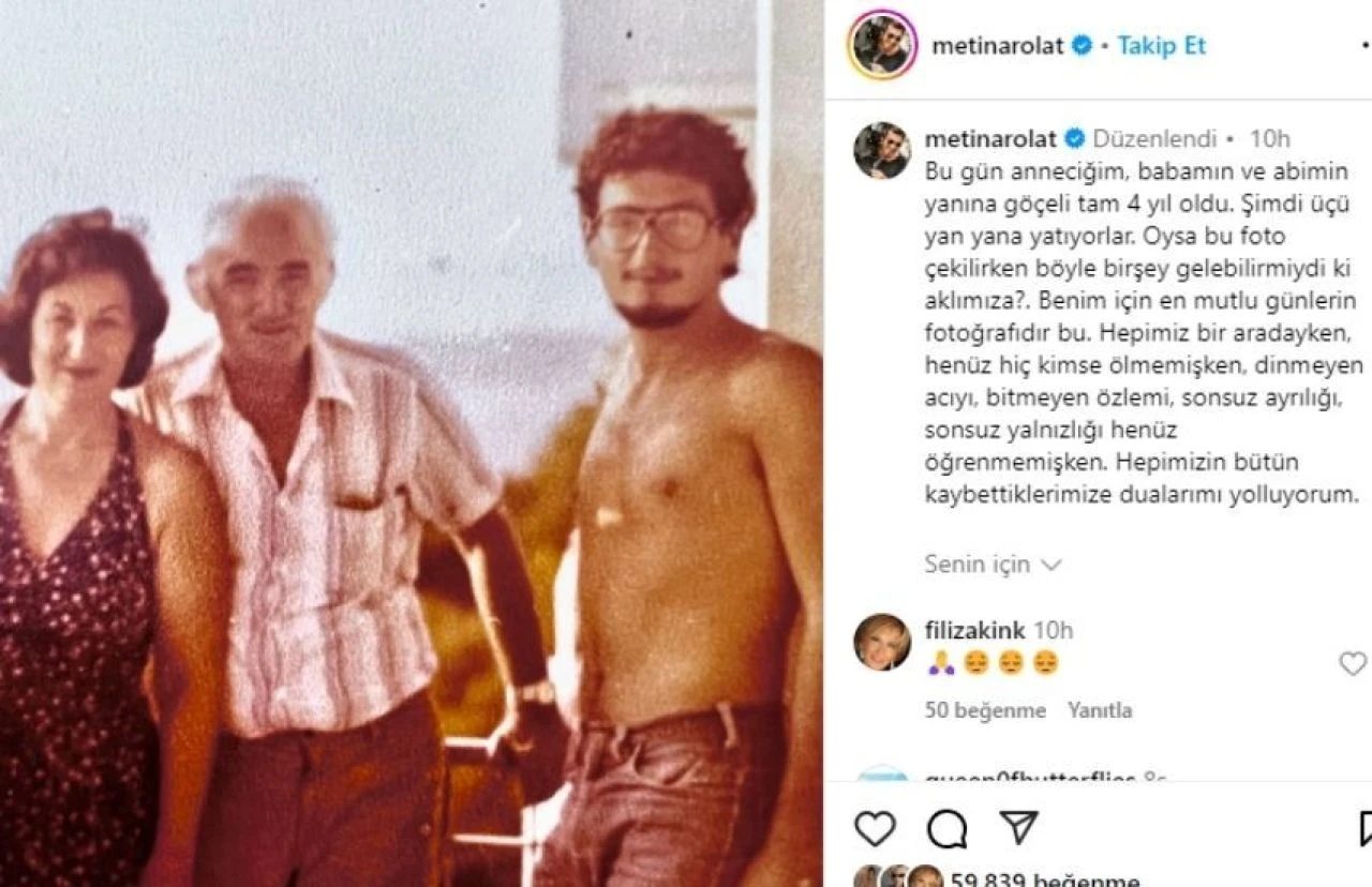 Hayatını kaybeden Metin Arolat aile üyelerinin vefatıyla yıkılmıştı! Sözleri tekrar gündem oldu - 2. Resim